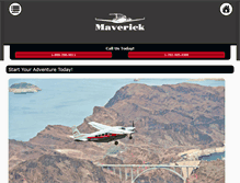 Tablet Screenshot of maverickairlines.com